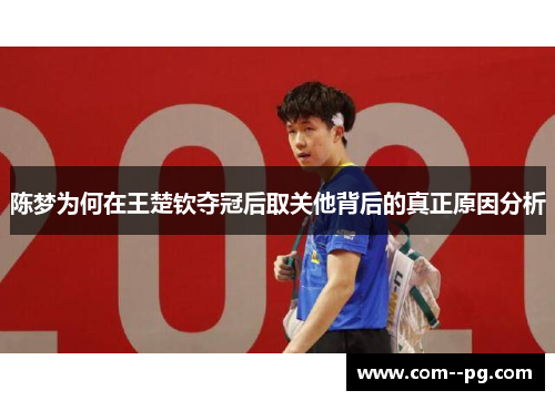 陈梦为何在王楚钦夺冠后取关他背后的真正原因分析